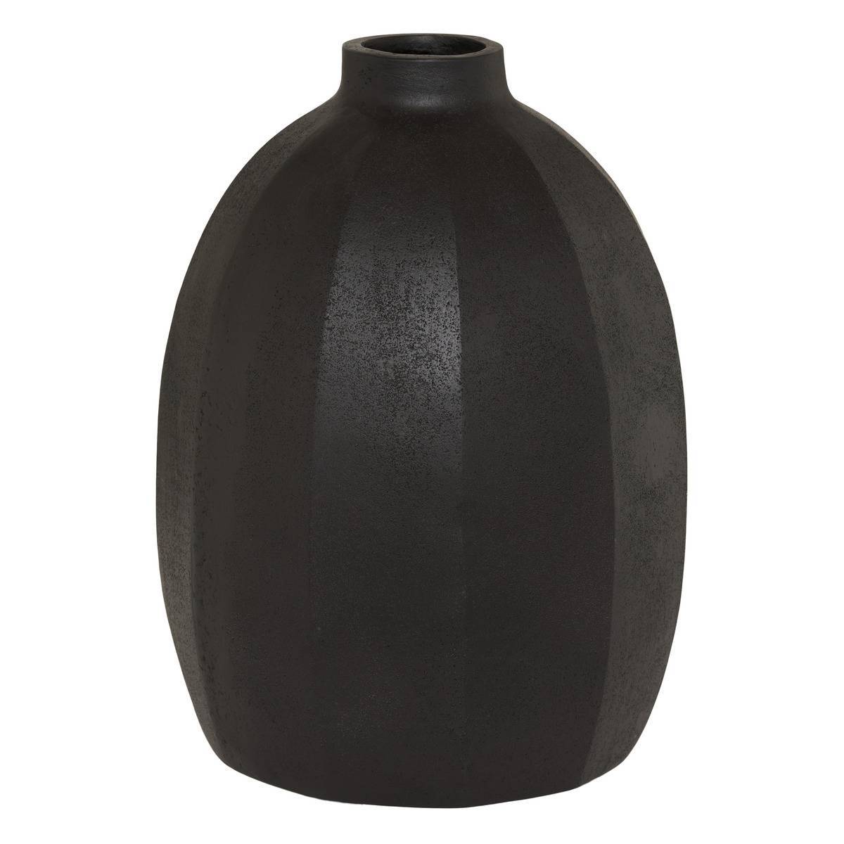 Atmosphera - Vase Nyer H.42cm noir - Atmosphera Créateur d'intérieur - Image 2