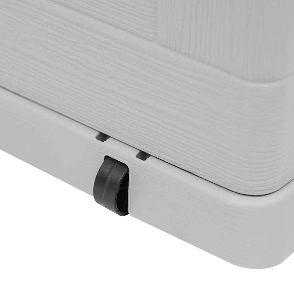 Vidaxl - Boîte de rangement de jardin 420 L Gris clair vidaXL 45691 - Imagen 4