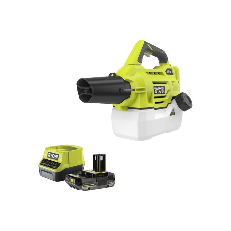 Ryobi - Pack RYOBI Brumisateur RYOBI 18V One Plus 2L - RY18FGA-0 - 1 batterie 2.0Ah - 1 chargeur rapide RC18120-120