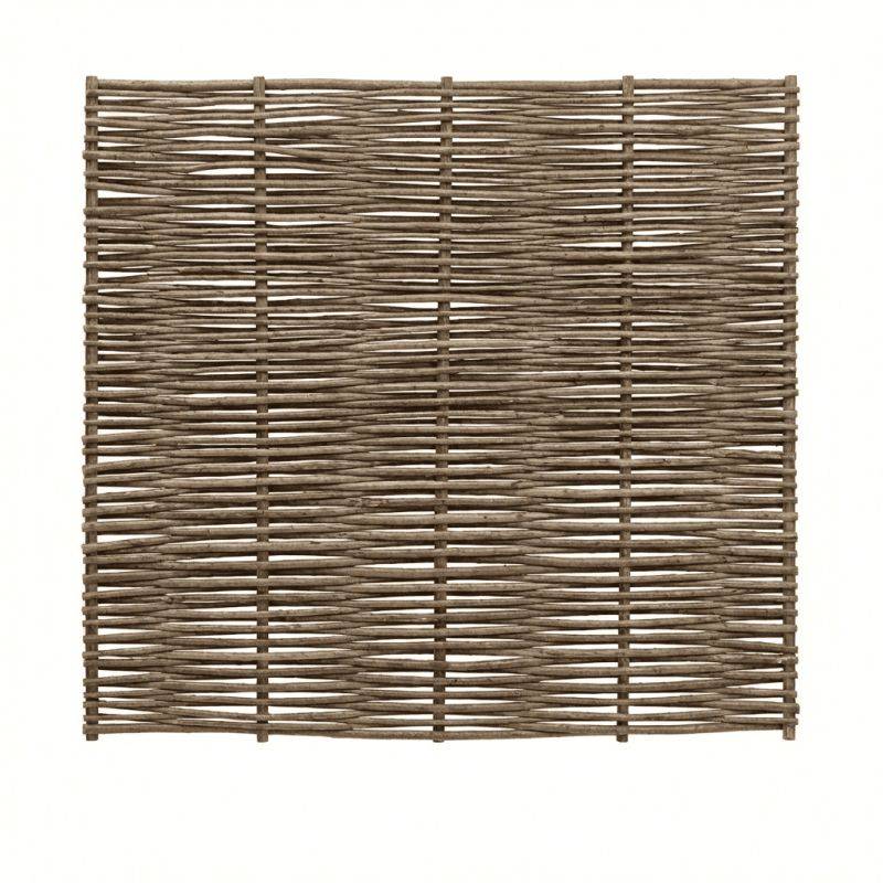 Clôture bois en noisetier - 100% Naturel - Sans Poteaux - Hauteur 75 X Largeur 150 cm - Image 1