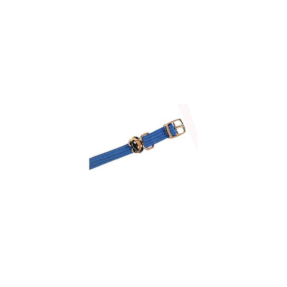Flamingo - Collier 32 cm x 10 mm collier élastique avec clochette bleu pour chat - Imagen 3