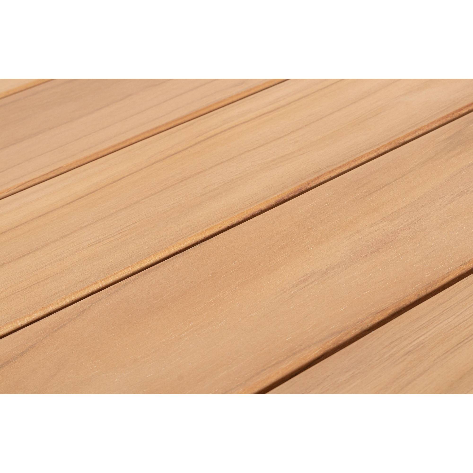 Autre - Table basse de jardin rectangulaire en teck L120 - BREHAT - Imagen 7