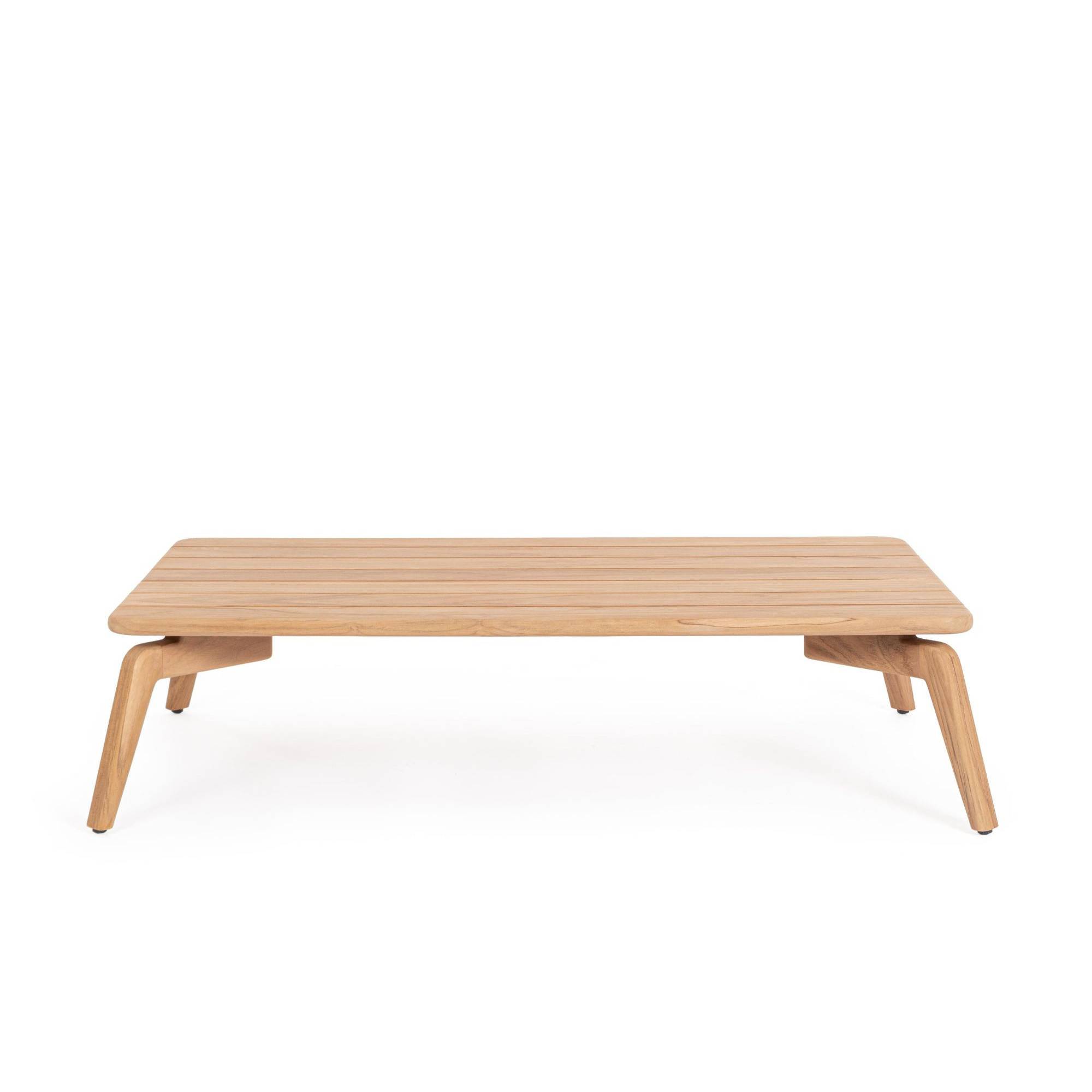 Autre - Table basse de jardin rectangulaire en teck L120 - BREHAT - Imagen 1
