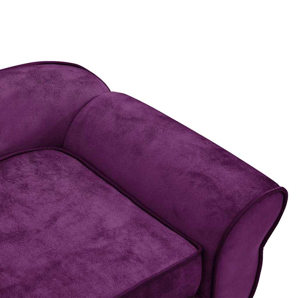 Vidaxl - Canapé pour chien Bordeaux 72x45x30 cm Peluche vidaXL 171041 - Imagen 4