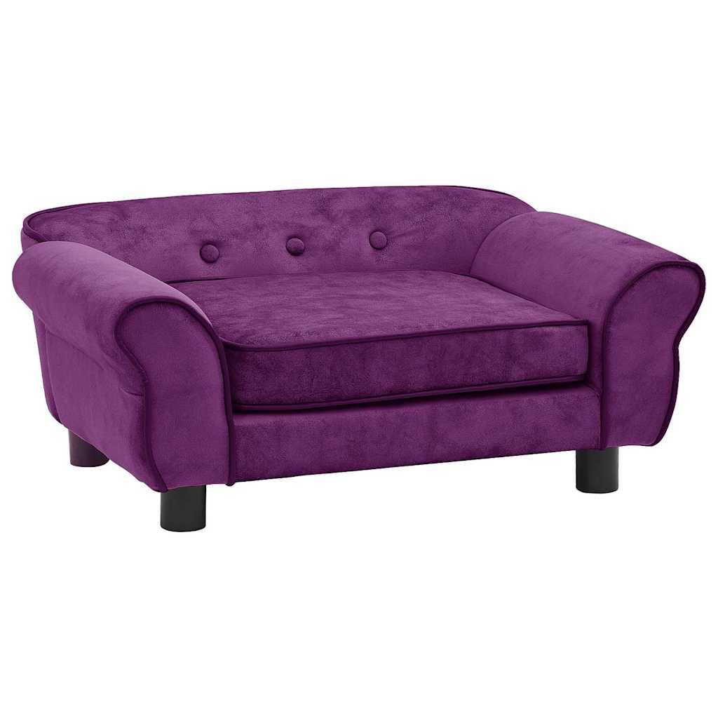 Vidaxl - Canapé pour chien Bordeaux 72x45x30 cm Peluche vidaXL 171041 - Imagen 2
