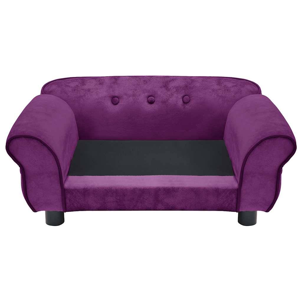 Vidaxl - Canapé pour chien Bordeaux 72x45x30 cm Peluche vidaXL 171041 - Imagen 5