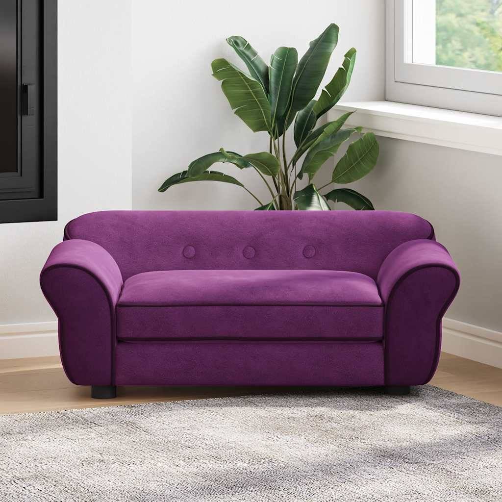 Vidaxl - Canapé pour chien Bordeaux 72x45x30 cm Peluche vidaXL 171041 - Imagen 1