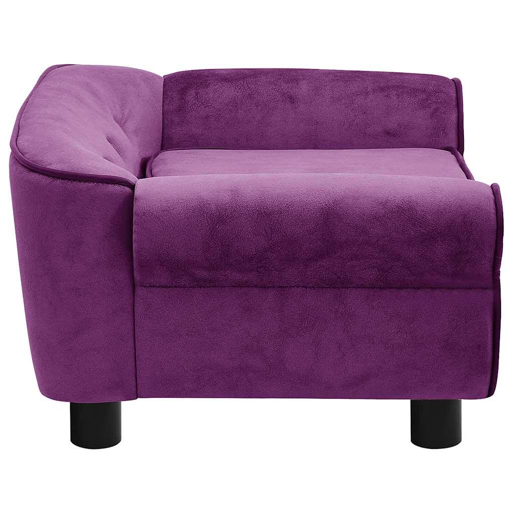Vidaxl - Canapé pour chien Bordeaux 72x45x30 cm Peluche vidaXL 171041 - Imagen 6