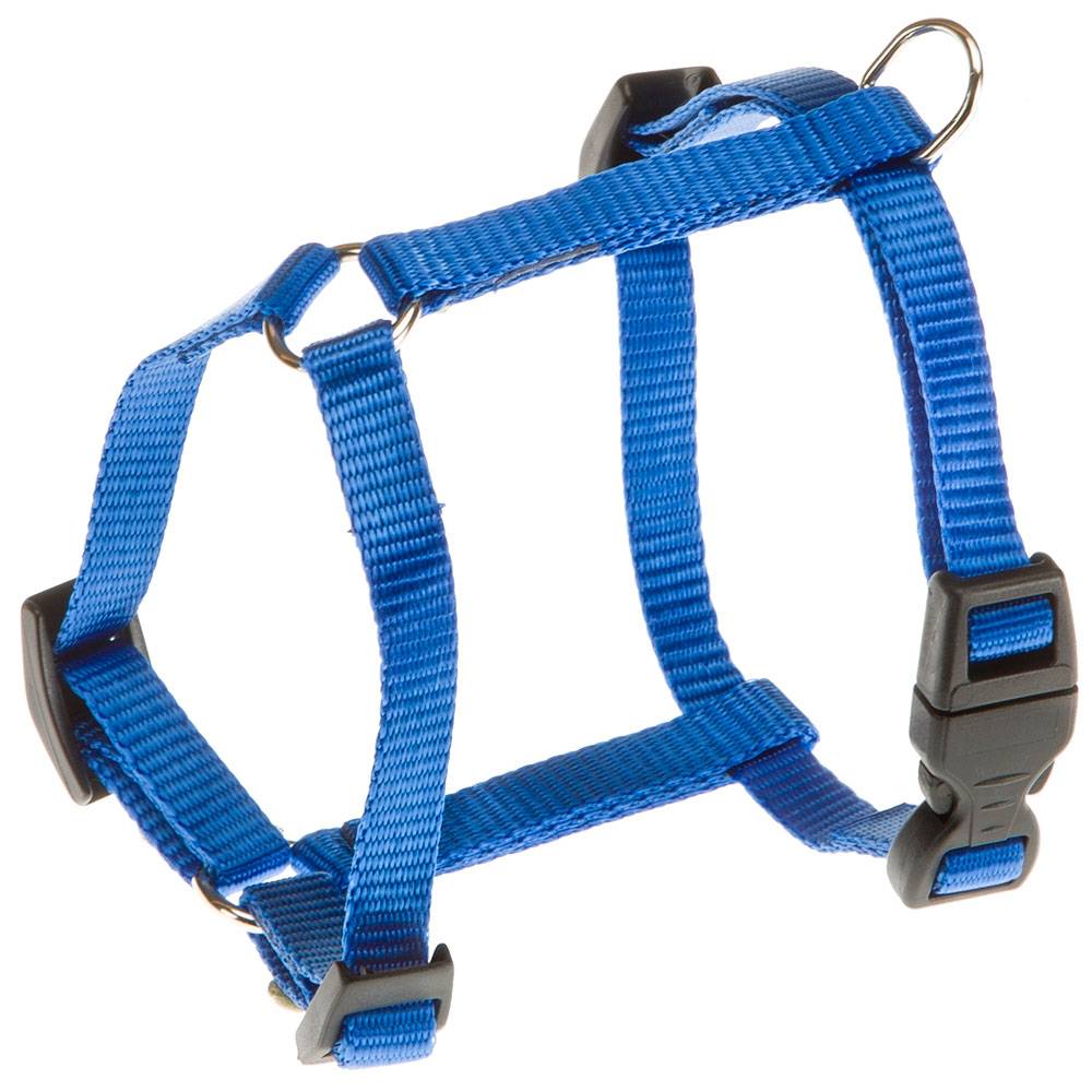 Ferplast - Ferplast Harnais Petit Chien CHAMPION XS, Harnais pour Chat Ajustable en 3 Points, Facile à Porter, Poitrine 25-38 cm. Bleu - Imagen 1