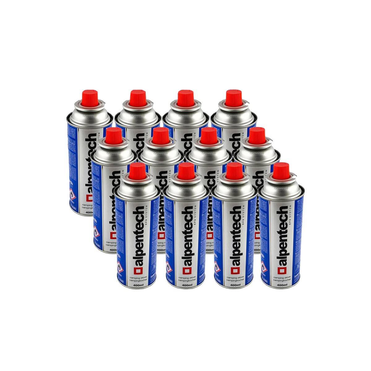 Pack de 12 Cartouches de gaz 250g butane Camping Butane ALPENTECH - Imagen 1