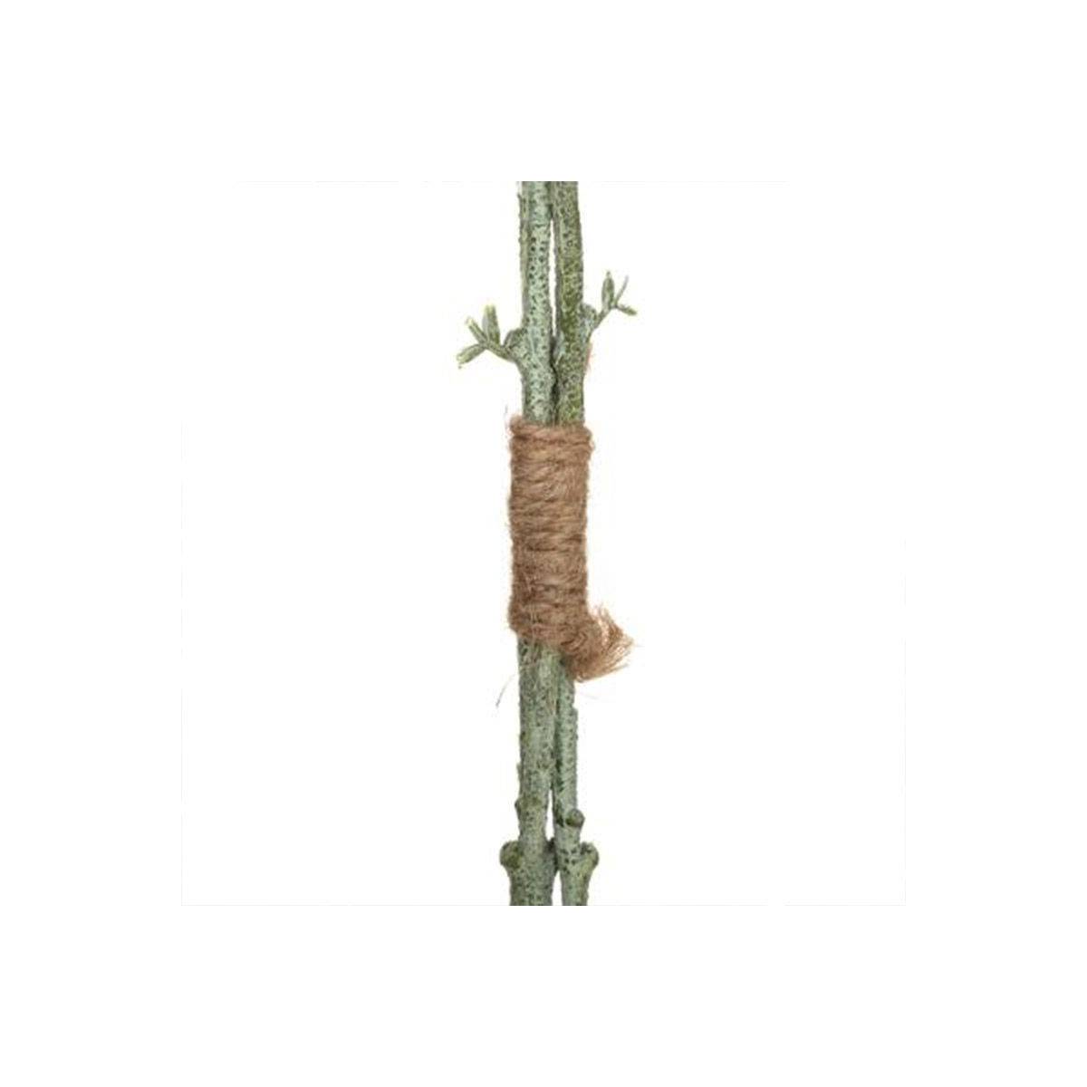 Plante Artificielle "Bouquet Eucalyptus" 63cm Vert - Image 3