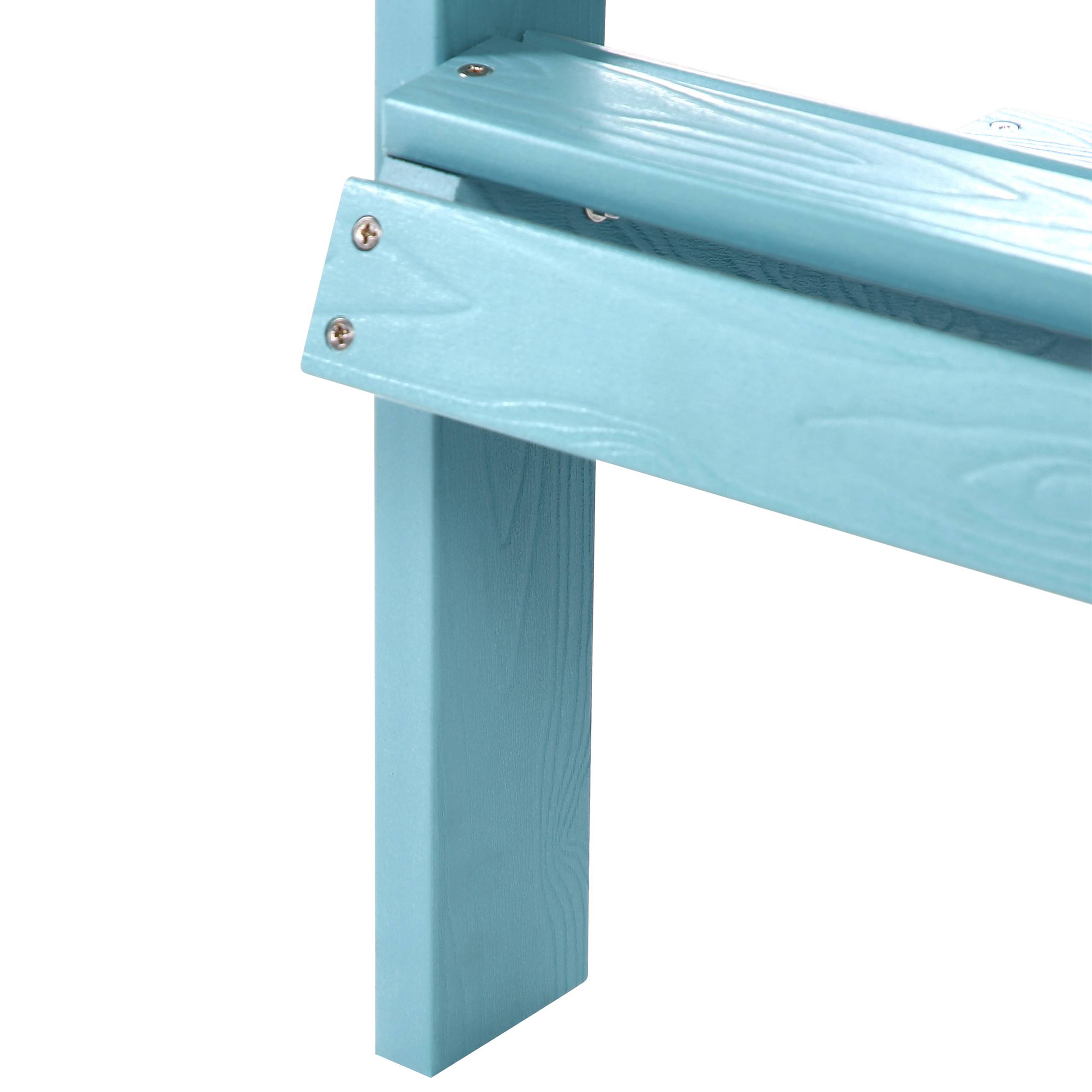 Beliani - Chaise pour enfant Bois synthétique Bleu clair ADIRONDACK - Beliani - Imagen 7