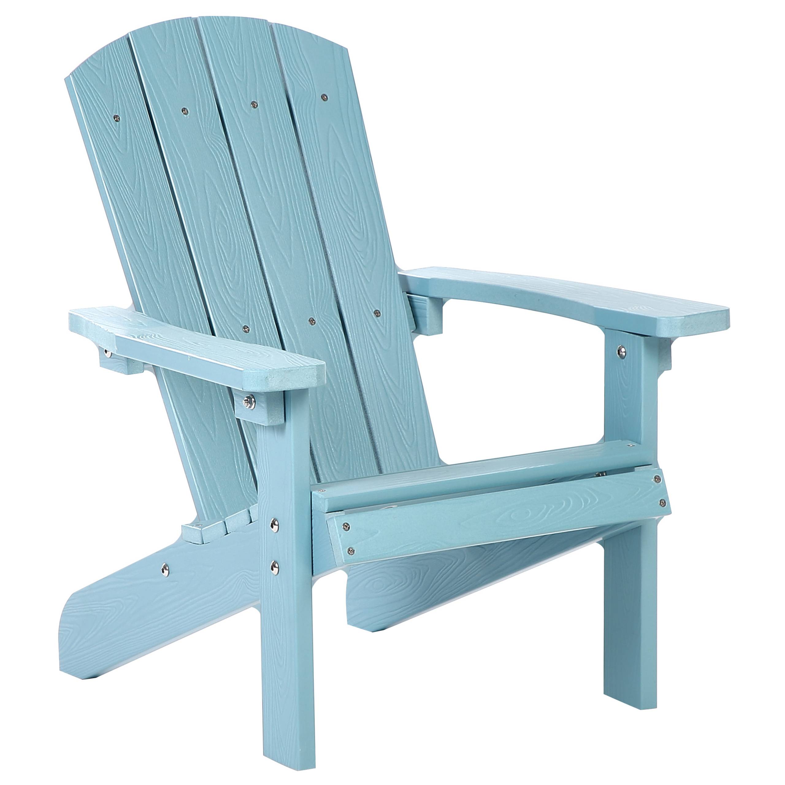 Beliani - Chaise pour enfant Bois synthétique Bleu clair ADIRONDACK - Beliani - Imagen 2