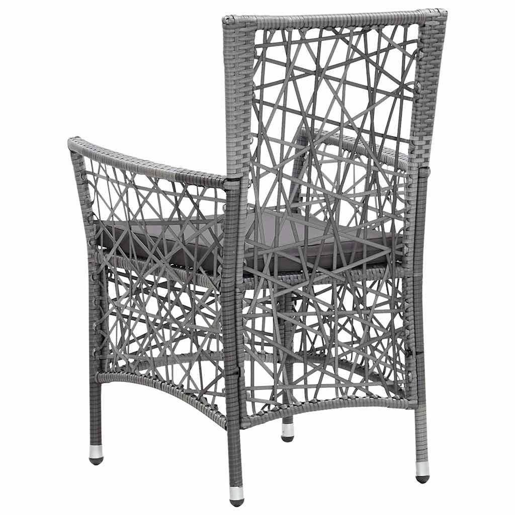 Vidaxl - Ensemble à manger d'extérieur 7 pcs Résine tressée Gris vidaXL 45993 - Imagen 7
