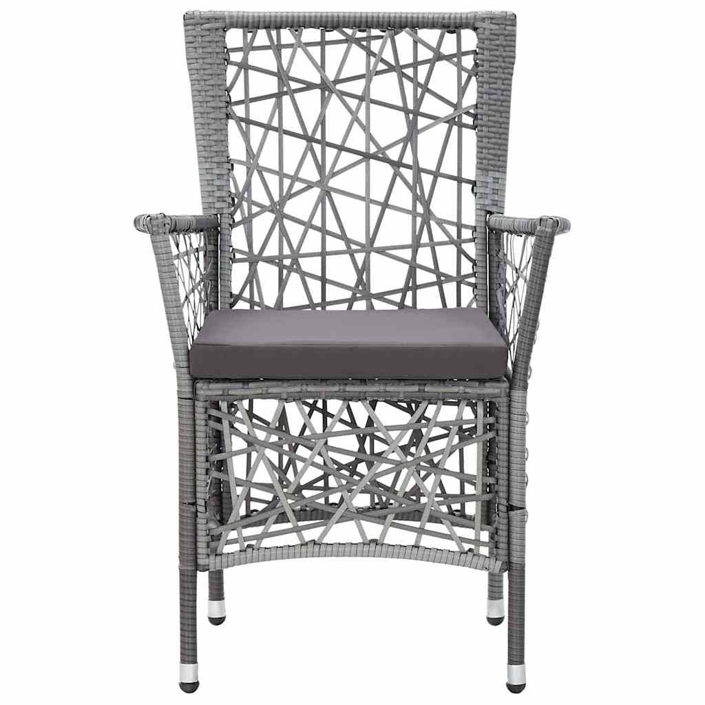 Vidaxl - Ensemble à manger d'extérieur 7 pcs Résine tressée Gris vidaXL 45993 - Imagen 6