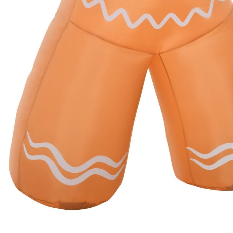 ComfortXL - Bonhomme pain d'épice géant 240 cm gonflable lumineux pour Noël extérieur – ComfortXL Outdoor Living - Image 8