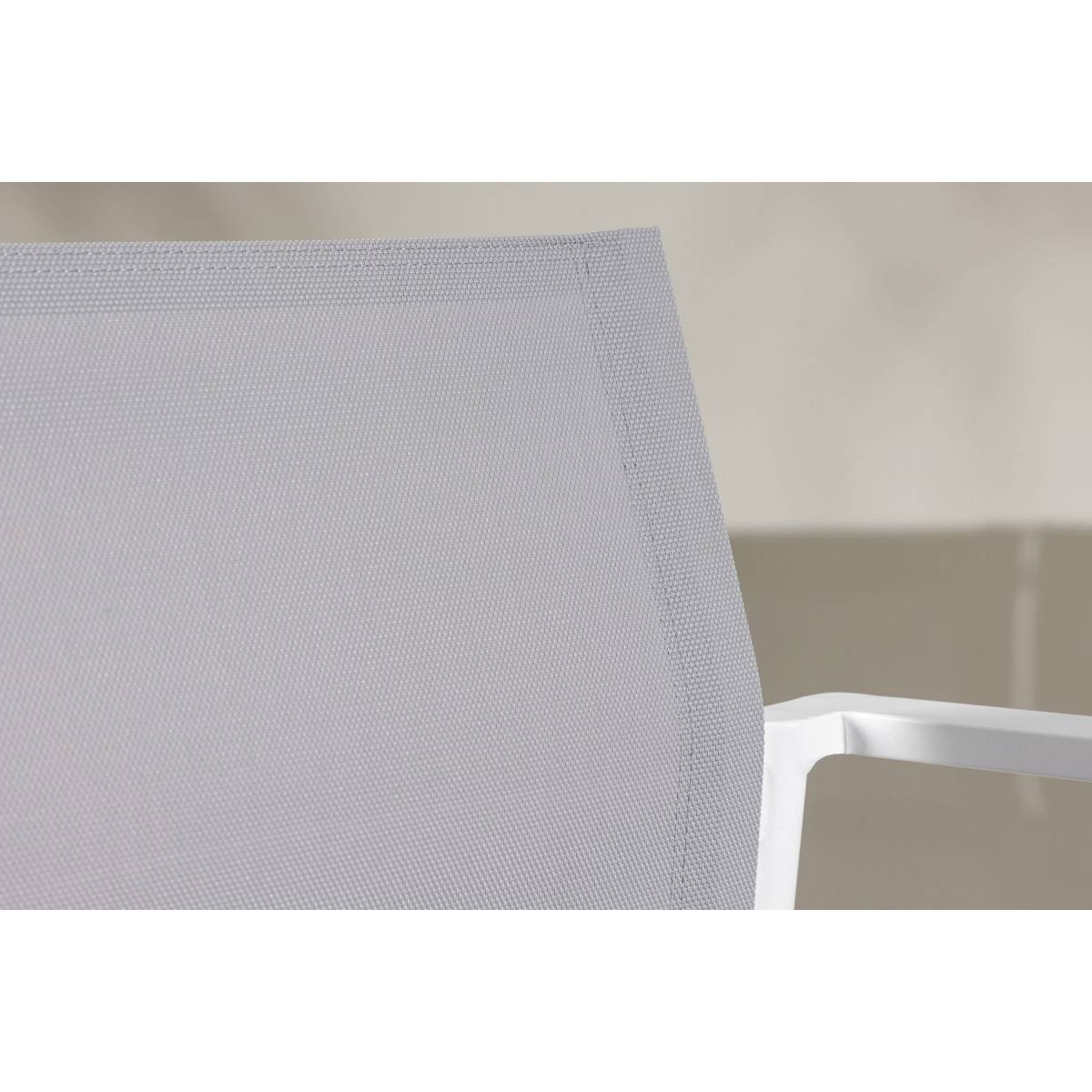 Salon de Jardin "Break" 105cm Blanc - Image 9