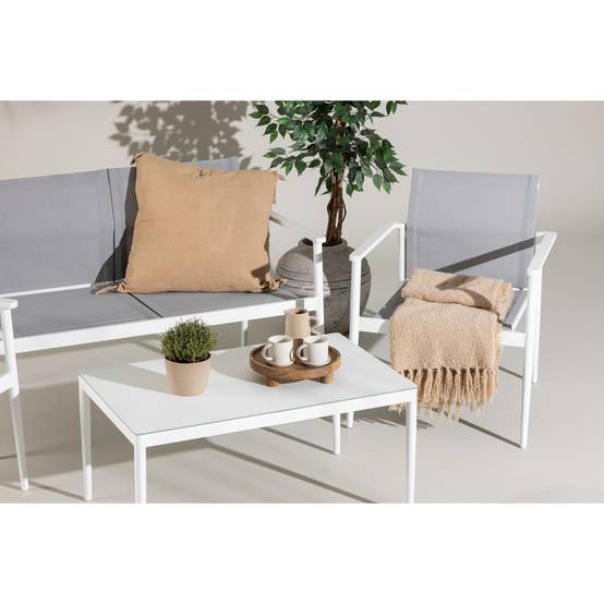 Salon de Jardin "Break" 105cm Blanc - Image 8