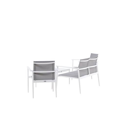 Salon de Jardin "Break" 105cm Blanc - Image 5