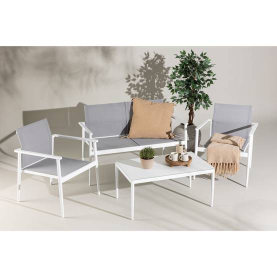 Salon de Jardin "Break" 105cm Blanc - Image 7