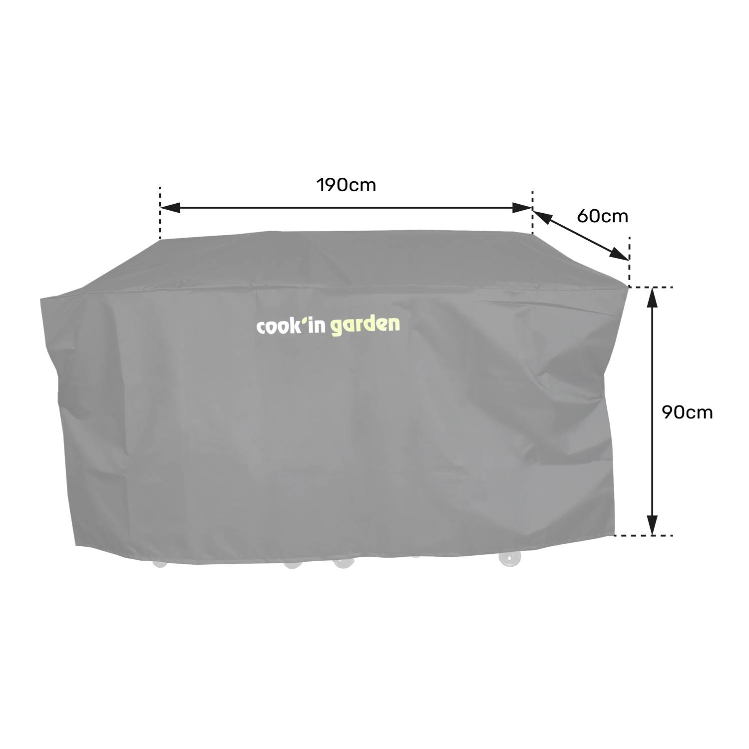 HOUSSE CUISINE L190 x P60 x H90 CM - Imagen 3