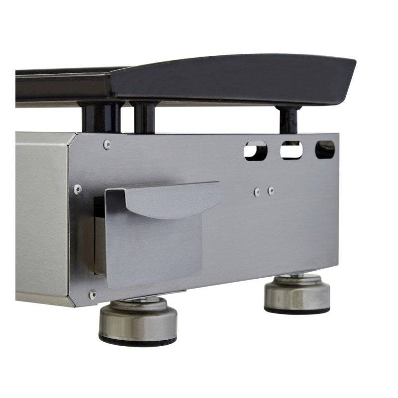Brasero - Plancha à gaz Alicia II Inox 2 feux - BRASERO - 2 brûleurs - 52 x 34 cm - Plaque acier émaillée - Jusqu'à 8 convives - 5 kW, Grise - Image 3