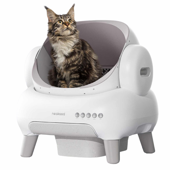 NEAKASA Litière automatique pour grands chats - Grande ouverture - Blanc NEAKASA - Image 2