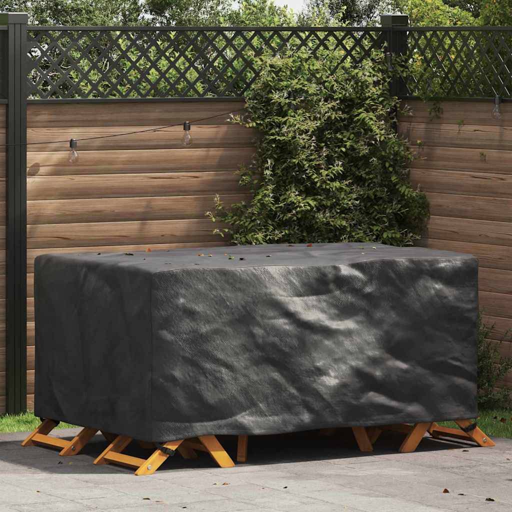 ComfortXL - Housse de Protection Extérieur Oxford 210D Étanche Anti-UV pour Salon de Jardin Noir 172x113x73 cm – ComfortXL Outdoor Living - Image 1