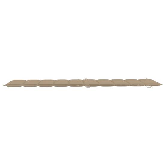 Lot de 2 Bain de soleil - Transats - Chaises longues avec table et coussins Acacia solide - MEUBLE PRO-JU6690 - Image 9