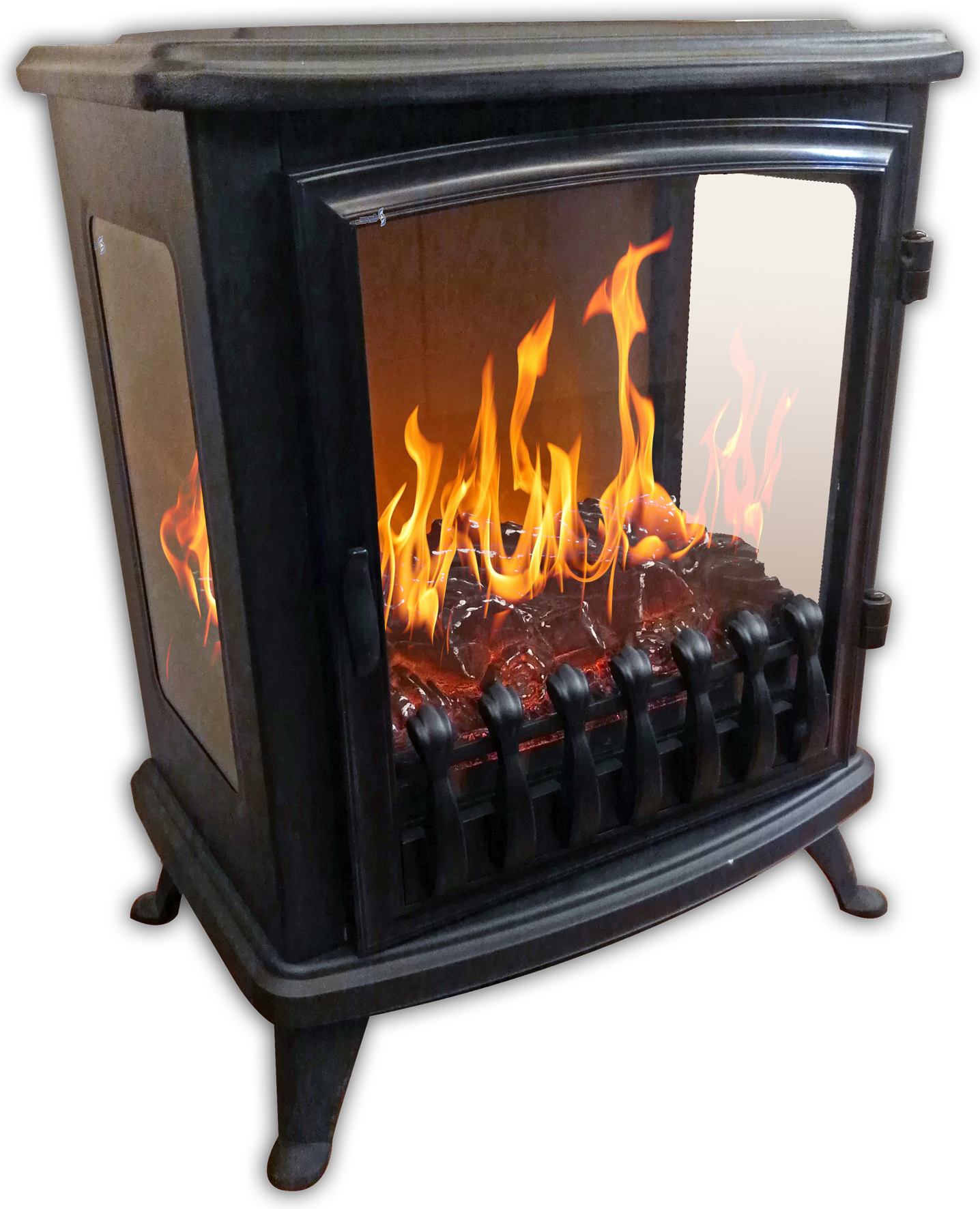 Cheminée électrique 2000w avec flamme 3d noir 139 Chemin'arte - Imagen 2