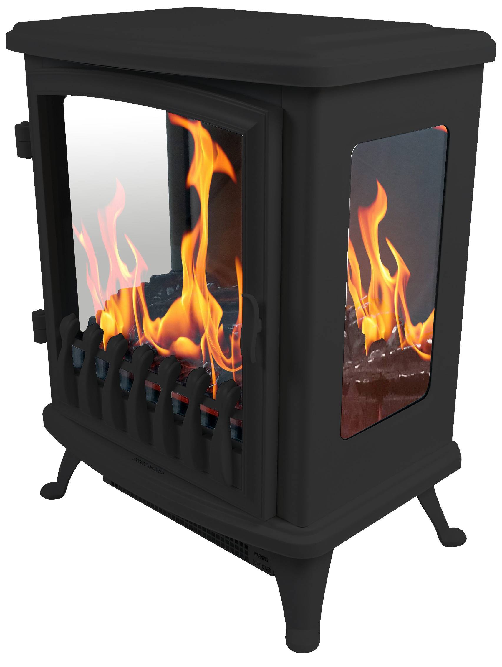 Cheminée électrique 2000w avec flamme 3d noir 139 Chemin'arte - Imagen 3