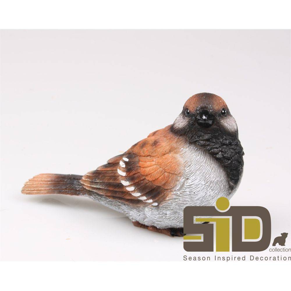 Farmwood Animals - Moineau debout en résine 14.5 x 6.5 x 8.5 cm - Imagen 3