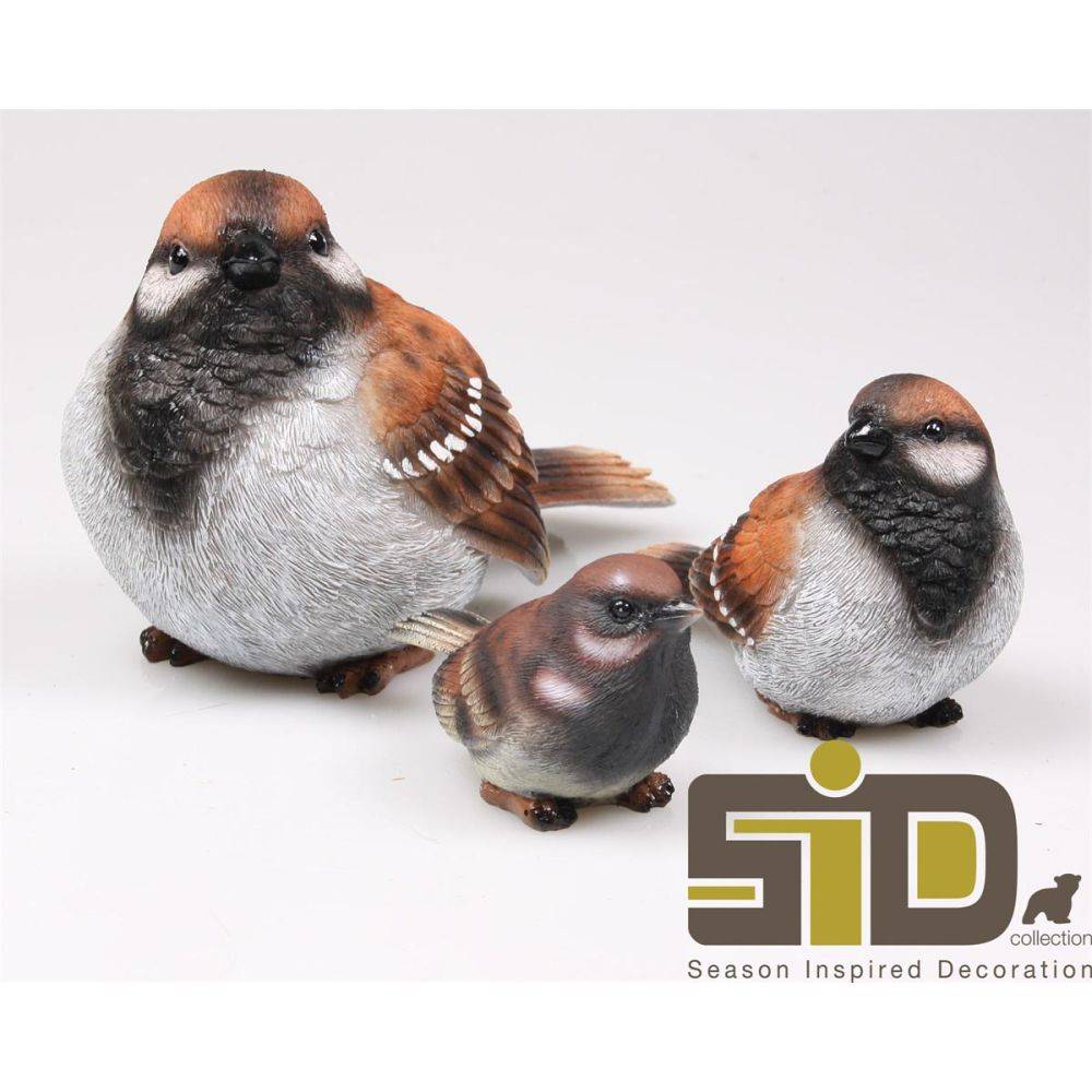 Farmwood Animals - Moineau debout en résine 14.5 x 6.5 x 8.5 cm - Imagen 4