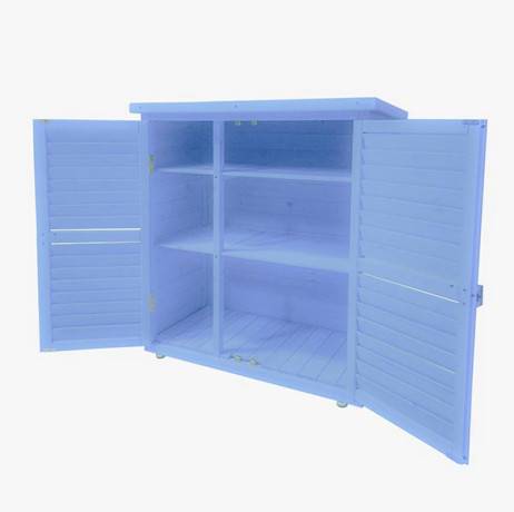 Armoire de rangement bleue - 0,25 m³ - Imagen 3