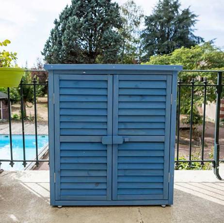 Armoire de rangement bleue - 0,25 m³ - Imagen 1