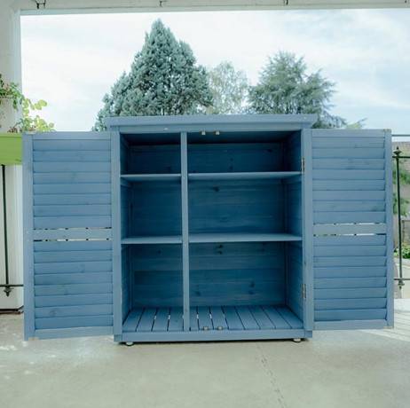 Armoire de rangement bleue - 0,25 m³ - Imagen 4