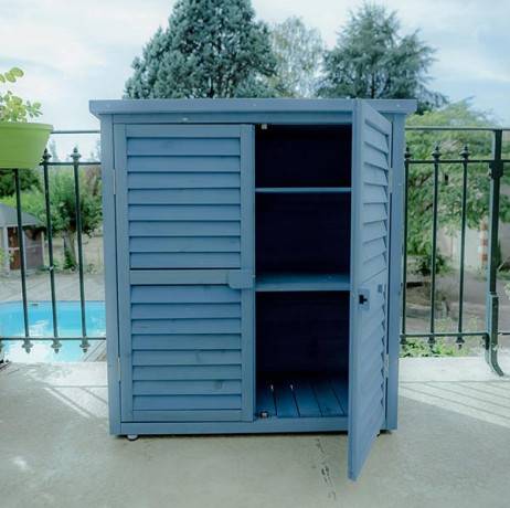 Armoire de rangement bleue - 0,25 m³ - Imagen 6