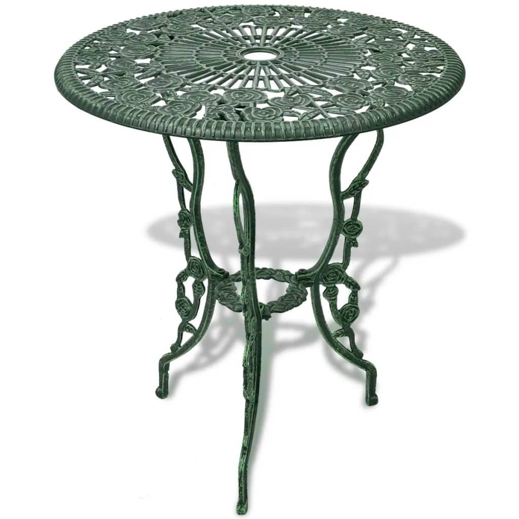 Vidaxl - Ensemble de bistro 3 pcs Aluminium coulé Vert vidaXL 42164 - Imagen 2