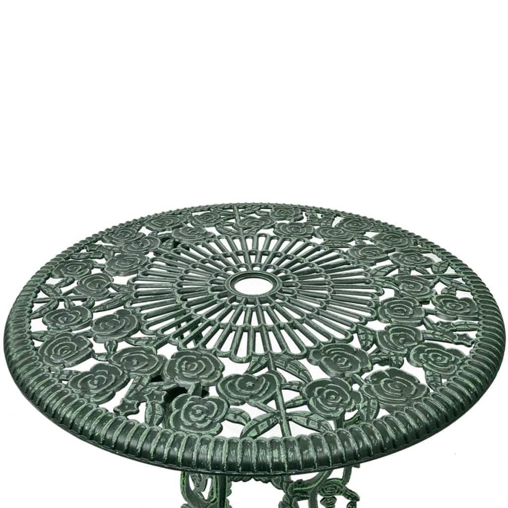 Vidaxl - Ensemble de bistro 3 pcs Aluminium coulé Vert vidaXL 42164 - Imagen 4