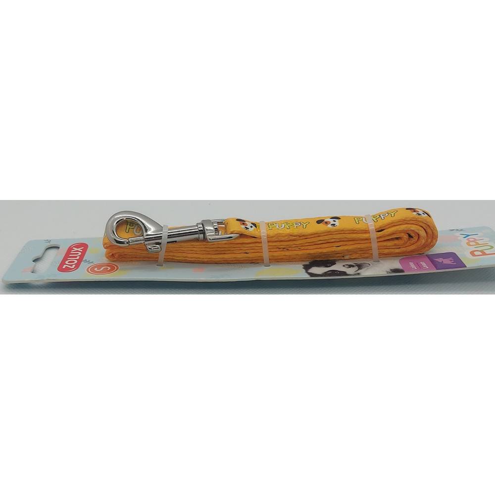 Laisse PUPPY MASCOTTE jaune, 13 mm x 1,20 m pour chiots - Imagen 5