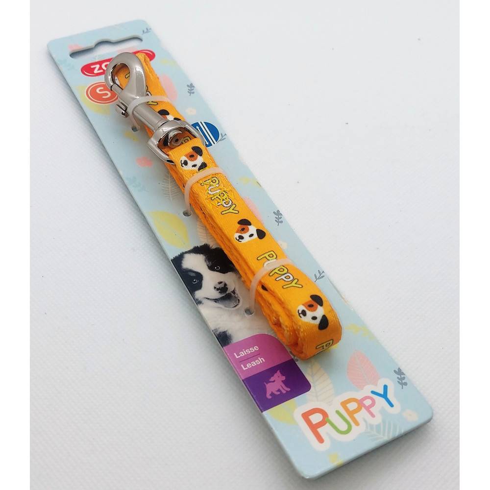 Laisse PUPPY MASCOTTE jaune, 13 mm x 1,20 m pour chiots - Imagen 2