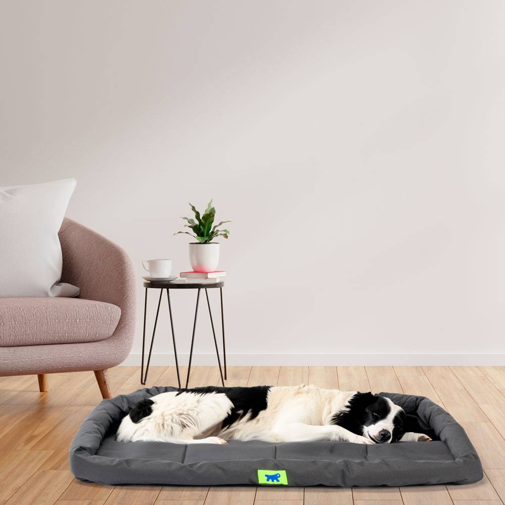 Ferplast - Ferplast Panier Chien Coussin Chien Moyen Taille Tissu anti-rayures Matelas pour chien imperméable 91 x 58 x 5 cm.Noir - Imagen 3