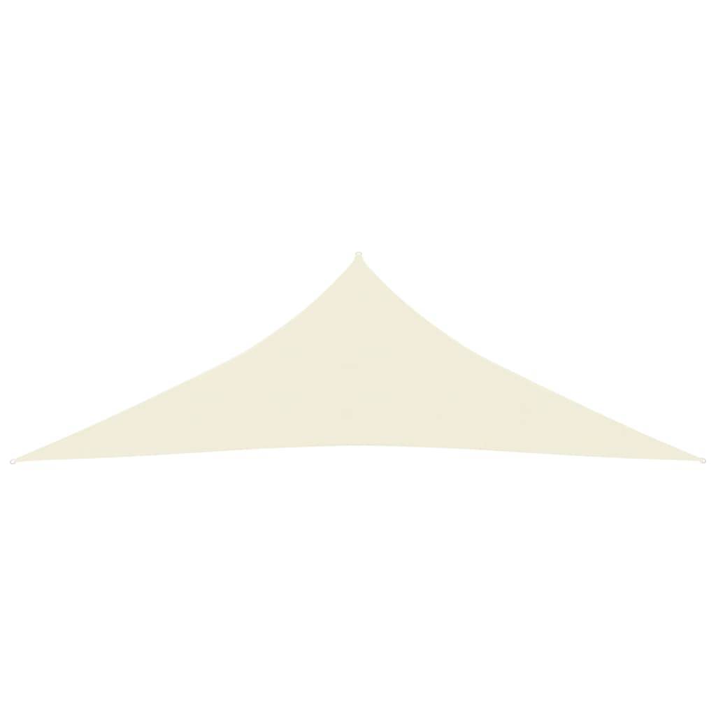 Helloshop26 - Voile toile d'ombrage parasol 160 g/m² 5 x 5 x 6 m PEHD crème - Imagen 2