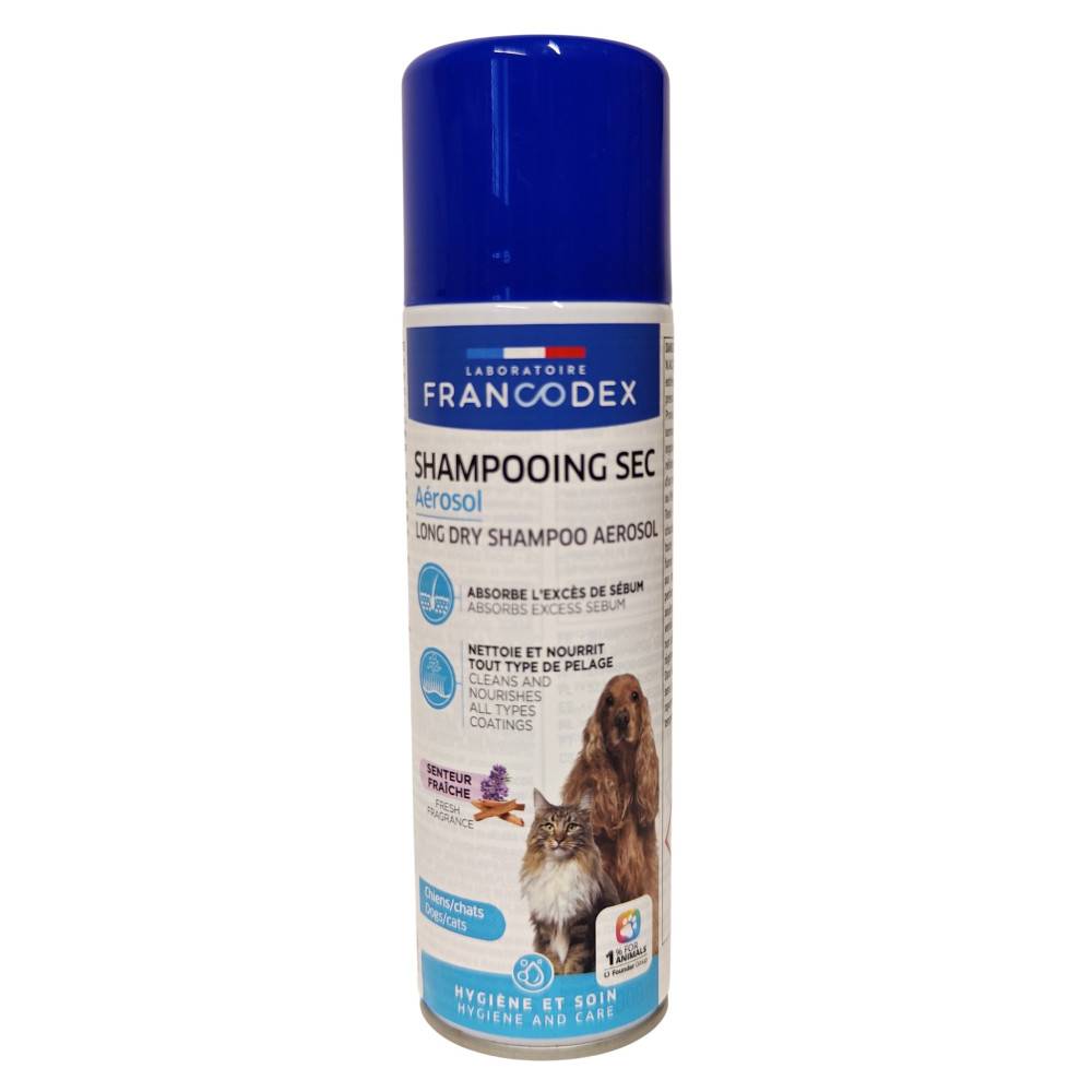 Francodex - Shampooing Sec 300 ml pour Chiens et Chats - Image 1