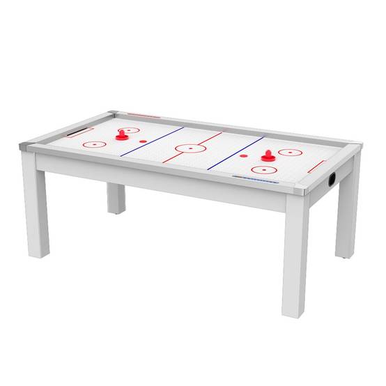 Table de Air Hockey Convertible "Calgary" 213cm Blanc - Image 1