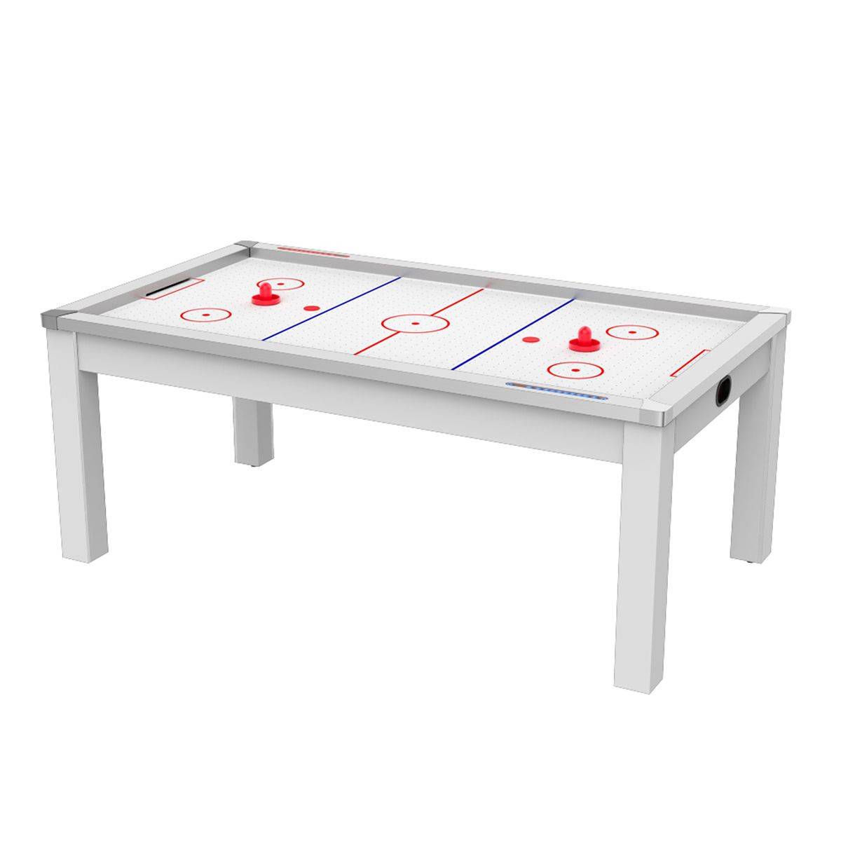 Table de Air Hockey Convertible "Calgary" 213cm Blanc - Image 1