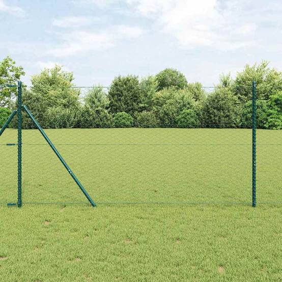 Clôture hexagonale PVC Vert 100 x 1.2 cm, Poids :17.8kg - PANGIVO - Image 1