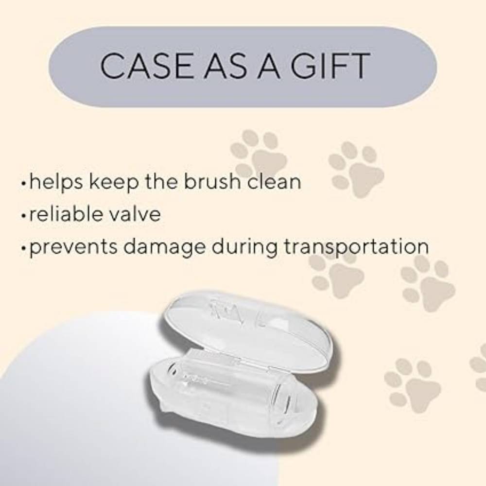 Brosse À Dents Silicone Pour Animal De Compagnie Transparente DtopbuyAge - Image 4