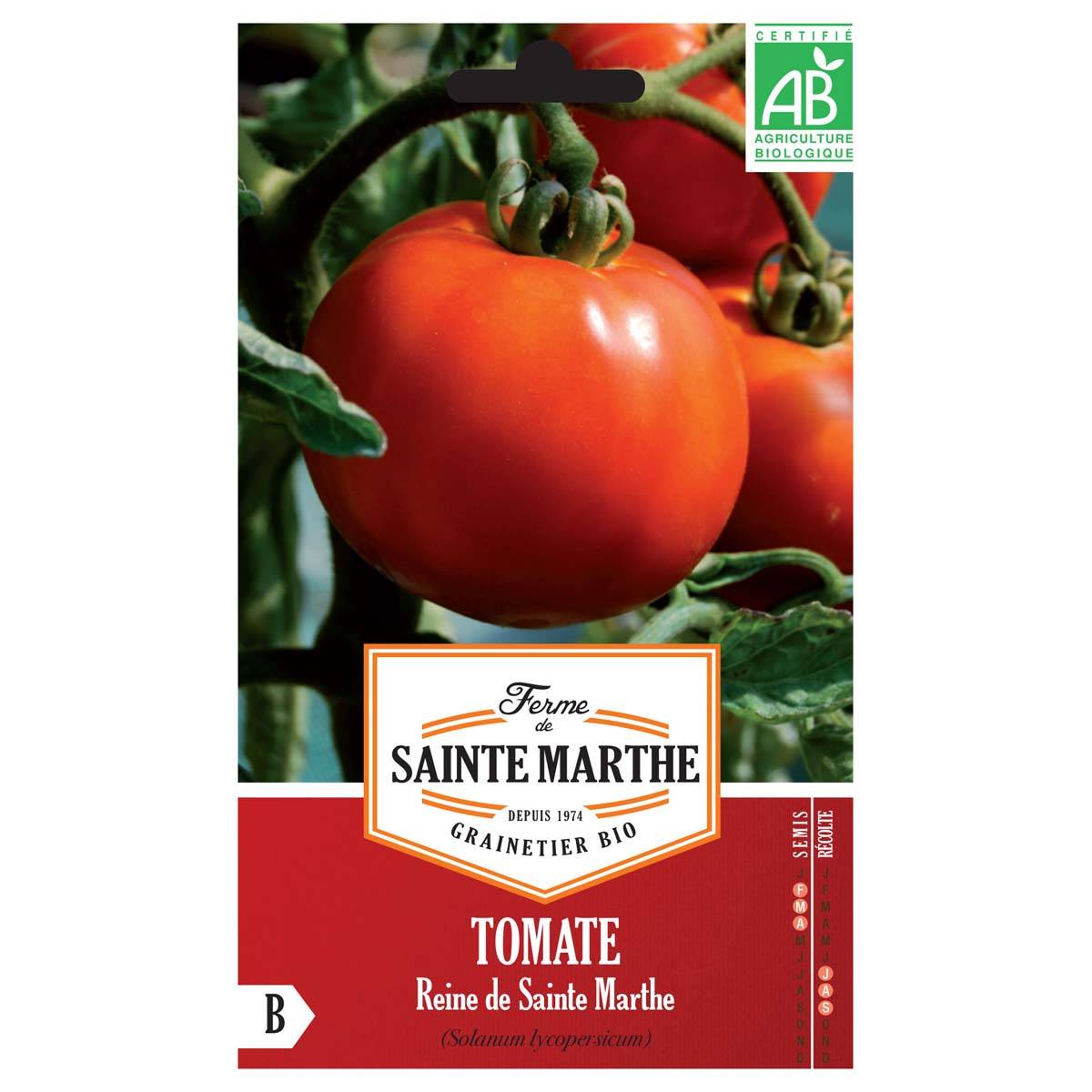 Tomate Reine de Sainte-Marthe Bio - Ferme de Sainte Marthe le sachet de 50 graines environ