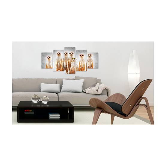 Tableau Imprimé "Enjoy the Sunshine" 50 x 100 cm - Image 2